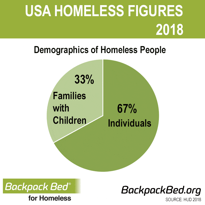 World Homelessness Day 2023 Backpack Bed For Homeless USA   2018 HOMELESS STATS USA Breakup 